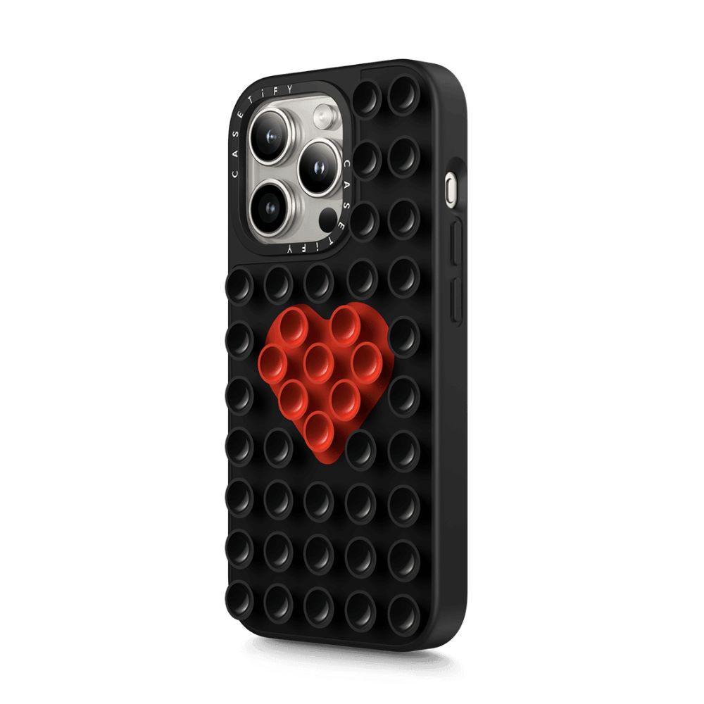 Caestify Stick it Case for iPhone 15 Pro (Black)