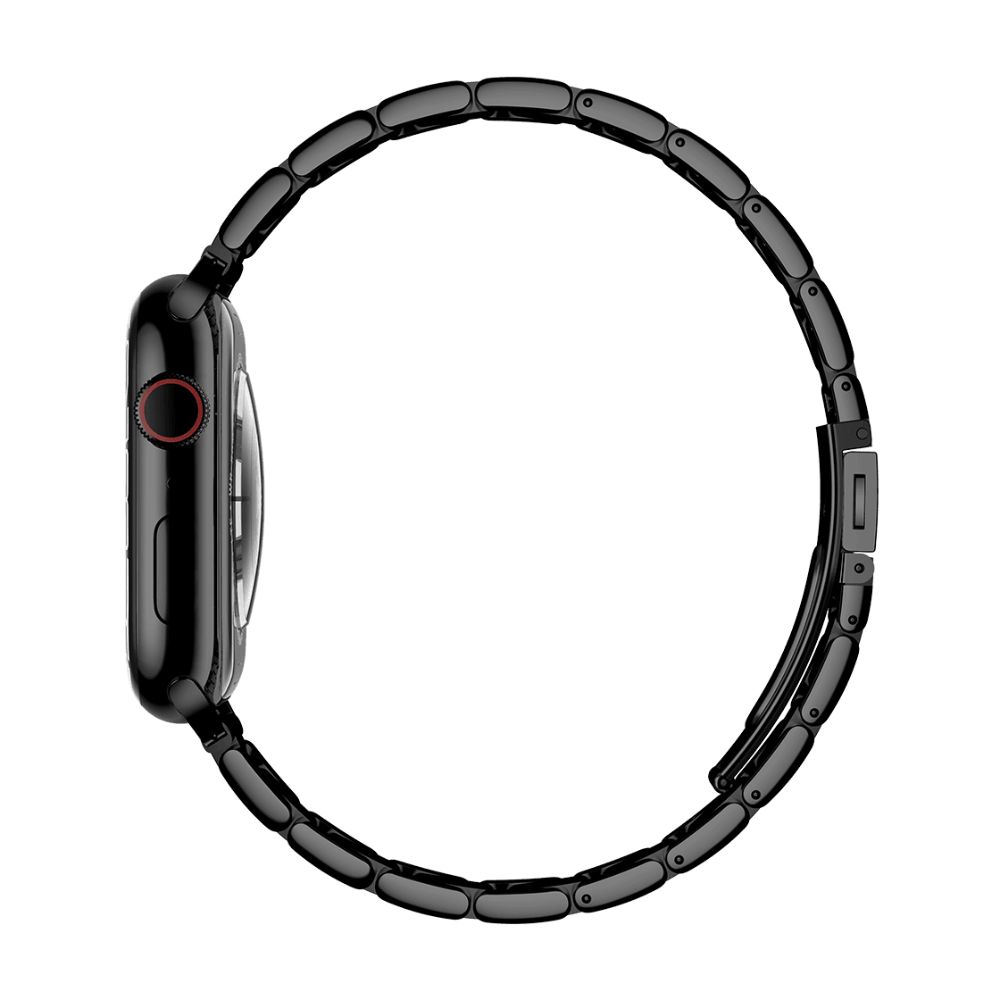 Casetify Stainless Steel 3-Link Band for Apple Watch 42/44/45mm (Black)