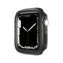 Casetify Mettalic Impact Case with Screen Protector for Apple Watch 45mm (Black)