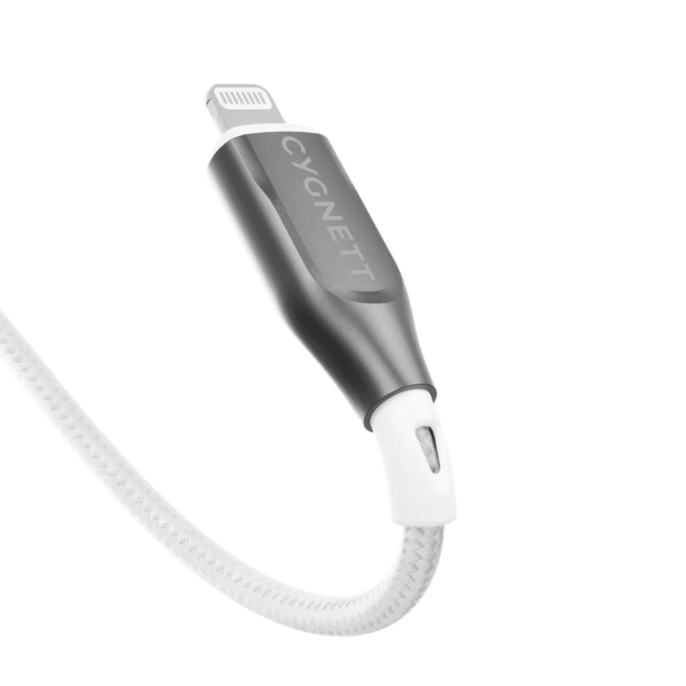 Cygnett Armoured Lightning to USB-A Cable 3M (White)