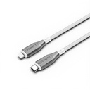 Cygnett Armoured Lightning To USB-C 2M (White)