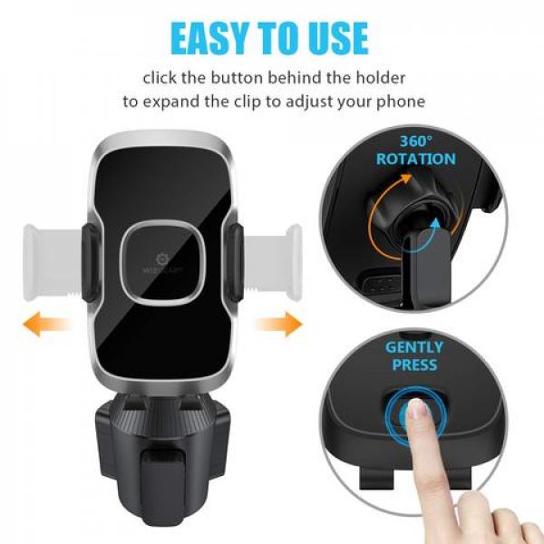 WizGear Magnetic Long Curved Car Mount
