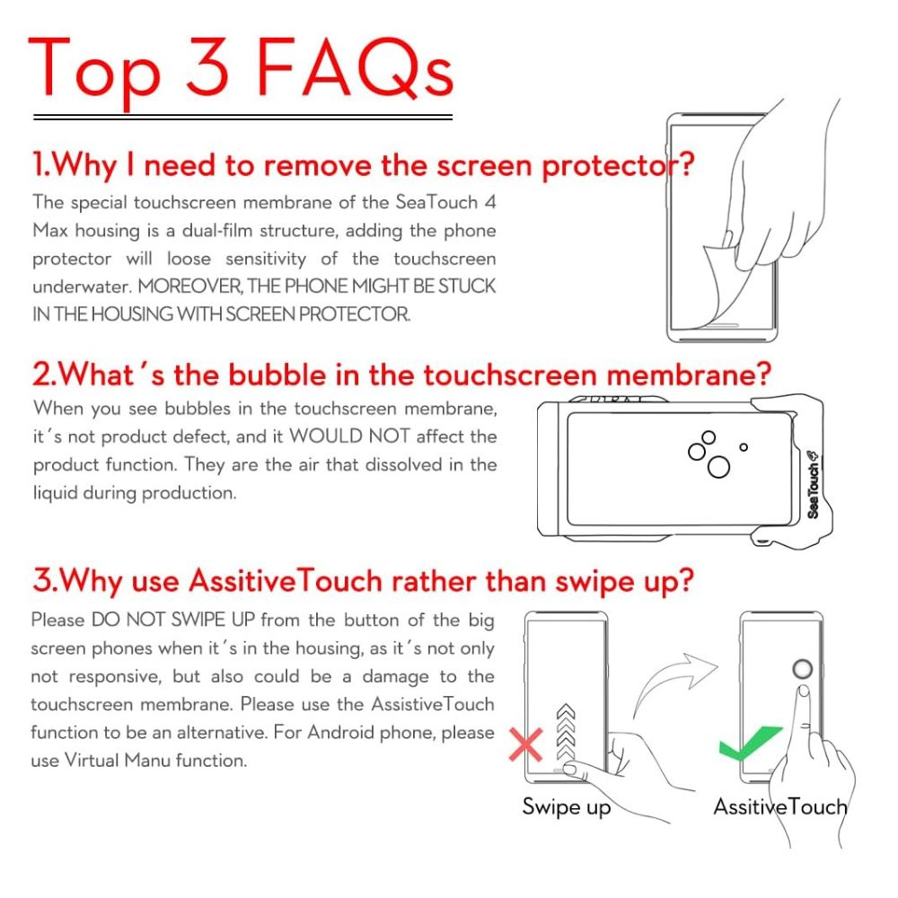 DiveVolk SeaTouch 4 Max Underwater Smartphone Housing
