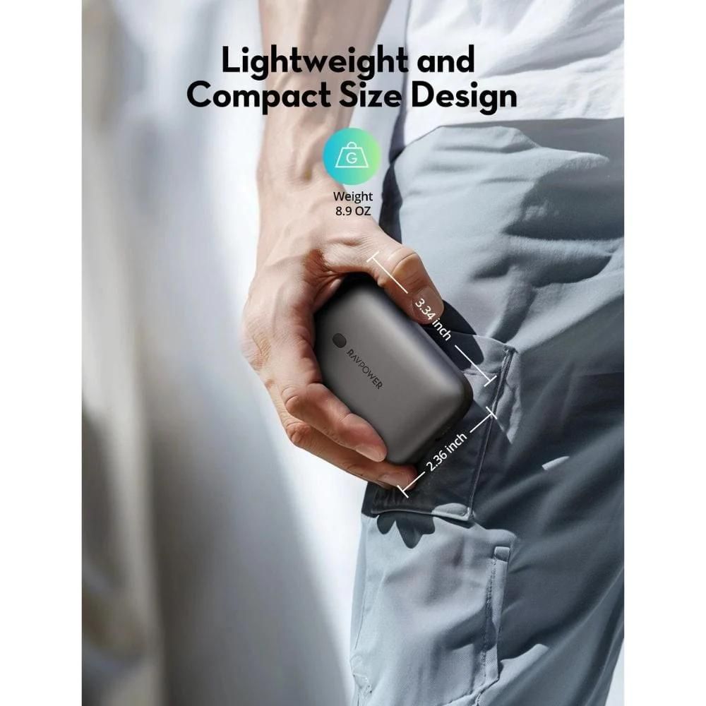 RAVPower PD20W 10000mAh 3-Port Power Bank