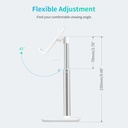 Choetech Adjustable Disk Stand (White)