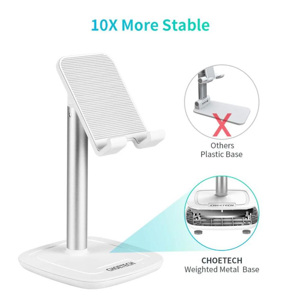 Choetech Adjustable Disk Stand (White)