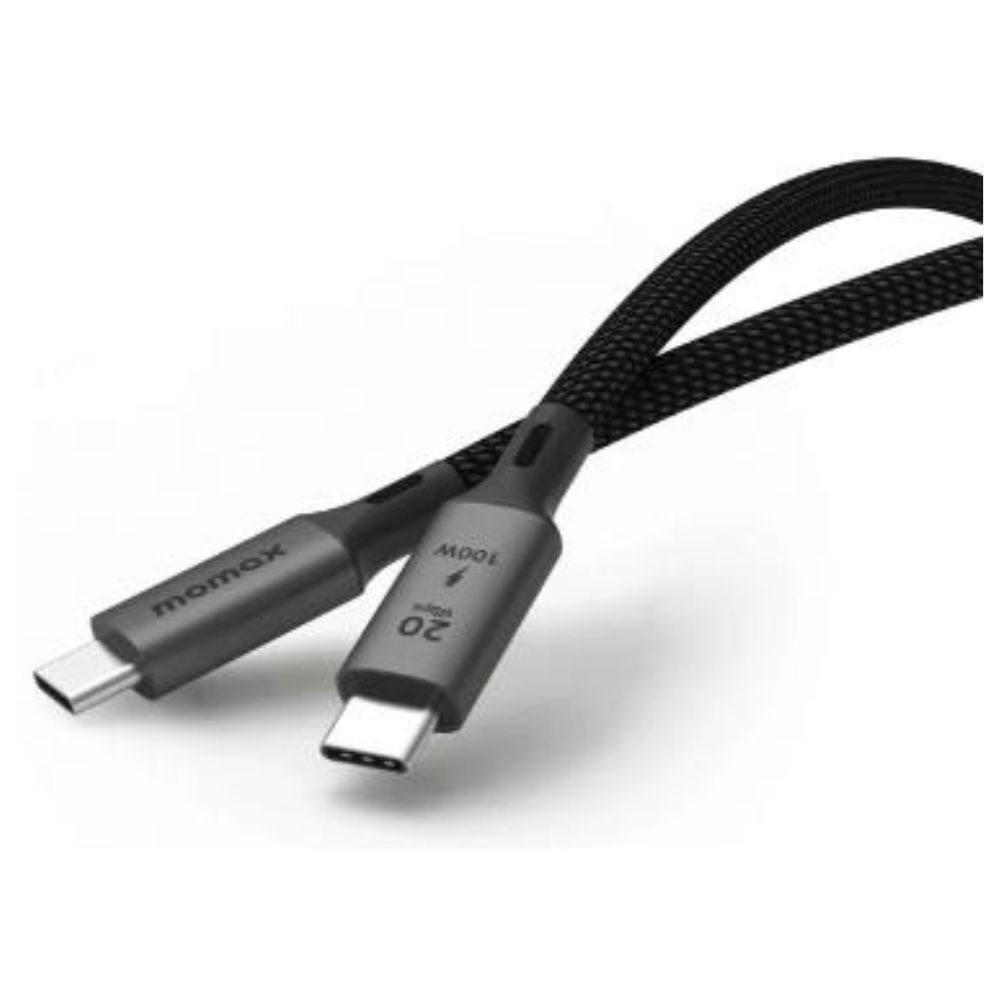 Momax Elite 100W USB-C USB3.2 Gen 2X2 20Gbps cable 1m (Black)