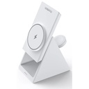 Choetech 3 in 1 Foldable wireless charging for IOS devices (White)