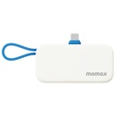 Momax 1-Power Mini 5000mAh Bulit-in foldable USB-C Battery pack (Blue)