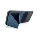 MOFT Phone Stand With Card Holder (Polka Blue Triangles)
