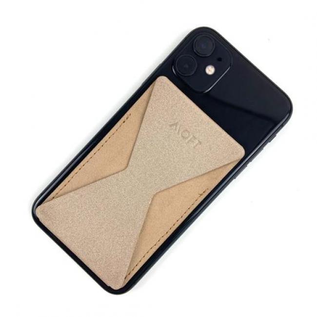 MOFT X Phone Stand With Card Holder (Gold Nude)