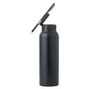 RINGO WATER BOTTLE - 32 OZ - SCREW LID / BOOSTER RING (BLACK)
