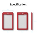 Elago iD4 ID Card Holder (Red/Dark Grey)