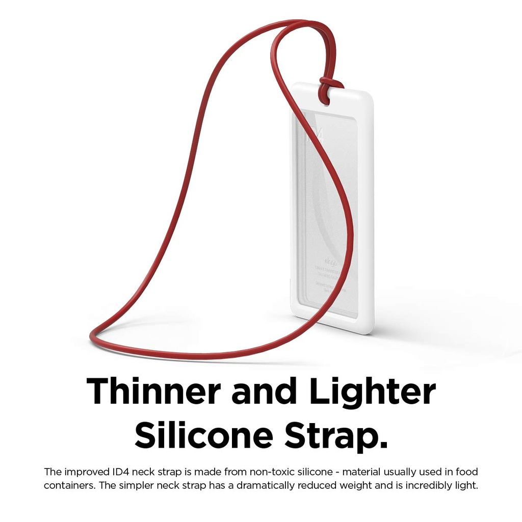 Elago iD4 ID Card Holder (White/Red)