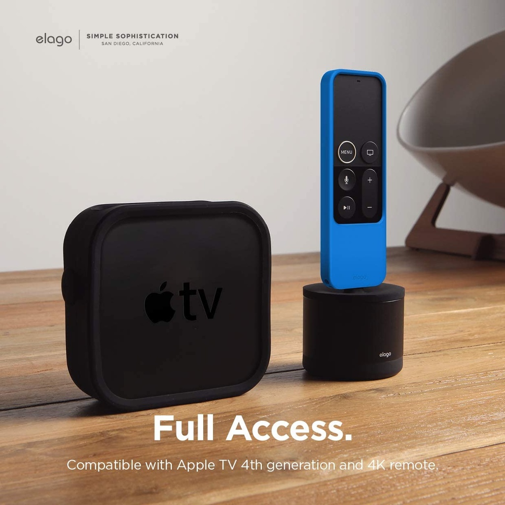Elago R4 Retro Case for Apple TV Siri Remote with Lanyard (Blue)