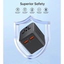 Choetech PD30W C+2A Travel Wall Adapter (Black)