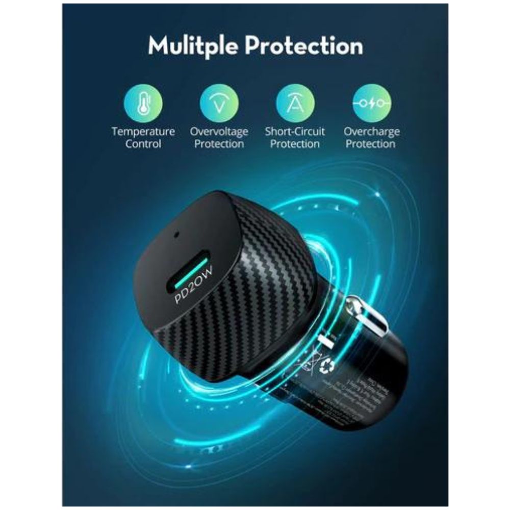 RAVPower 20W Car Charger 1C