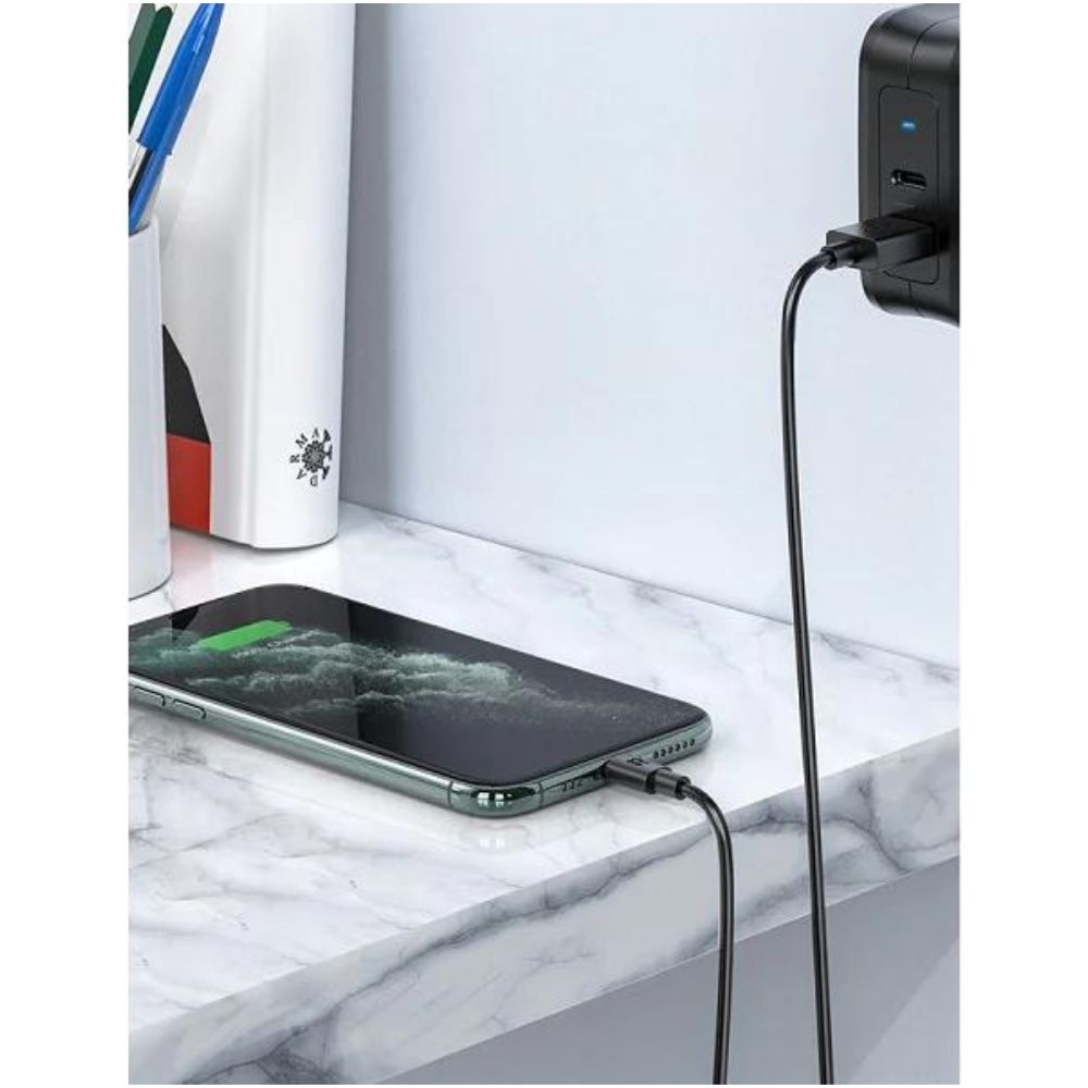 RAVPower USB-A to Lightning Cable 1m C89Connector TPE Black Offline 