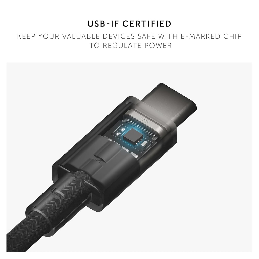 Native Union Belt Cable Pro 240W Type C-C 2.4M (Zebra)