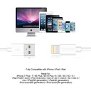 Choetech 1.2m MFI USB-Lightning Cable (White)