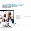 Choetech 1.2m MFI USB-Lightning Cable (White)
