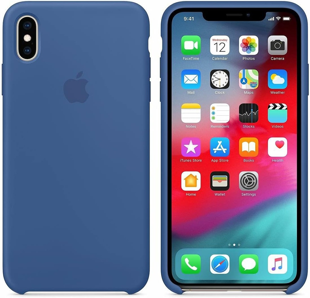 Apple Silicone Case for iPhone XS Max (Delft Blue)-EOL
