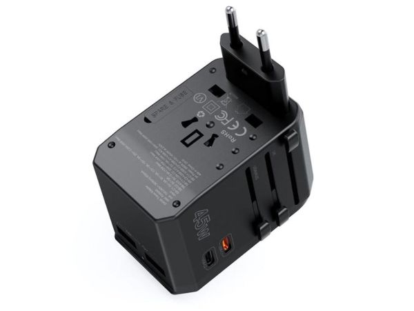 Chotech PD45W 2C+2A Travel Wall Charger (Black)