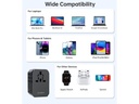 Chotech PD45W 2C+2A Travel Wall Charger (Black)