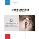 BRAVE Mono Earphone Lightning (Black)
