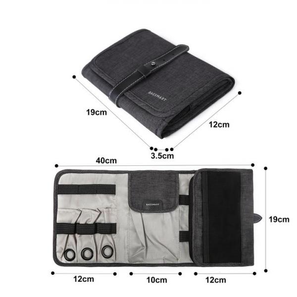 Bagsmart Lax Electronics Organizer (Heather Black)