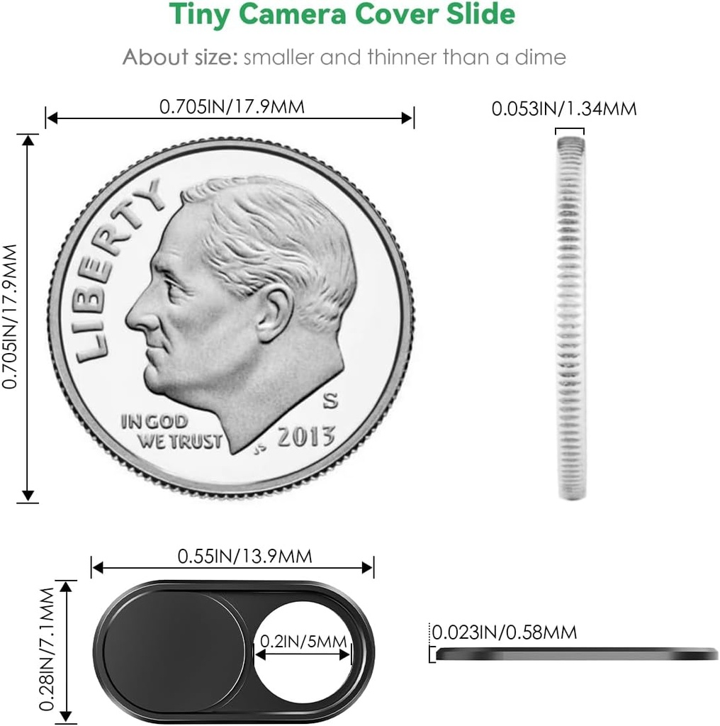Cloudvalley WebCam Cover (Black)