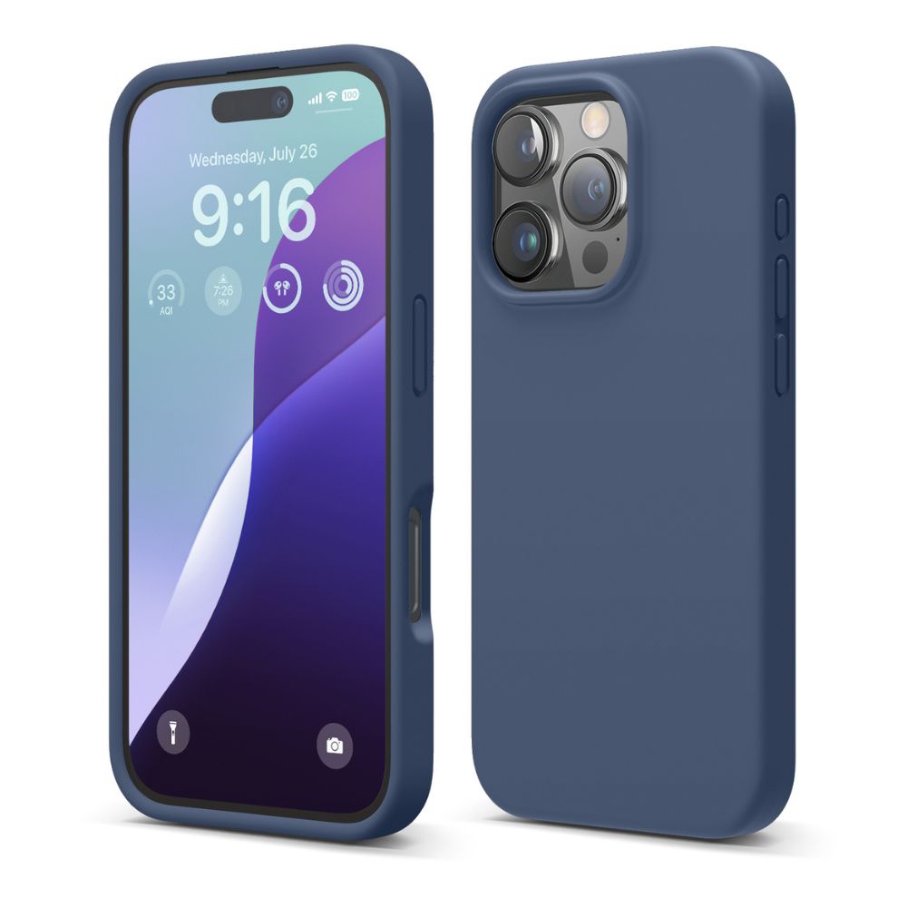 Elago Silicone Magsafe Case for iPhone 16 Pro (Jean Indigo)