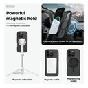 Elago Hybrid Magsafe Case for iPhone 16 Pro Max (Soft Drak Gray/Black)