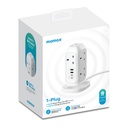 Momax ONEPLUG 7-Outlet Power Strip With USB 