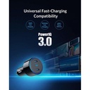 Anker PowerDrive+ III Duo - Black 48W & PIQ 3 (Black)