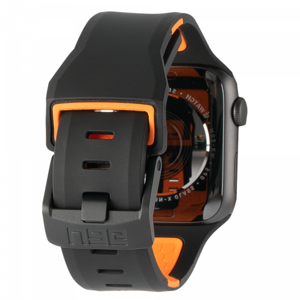 UAG Civilian Strap for Apple Watch 42mm/44mm (Black/Orange)
