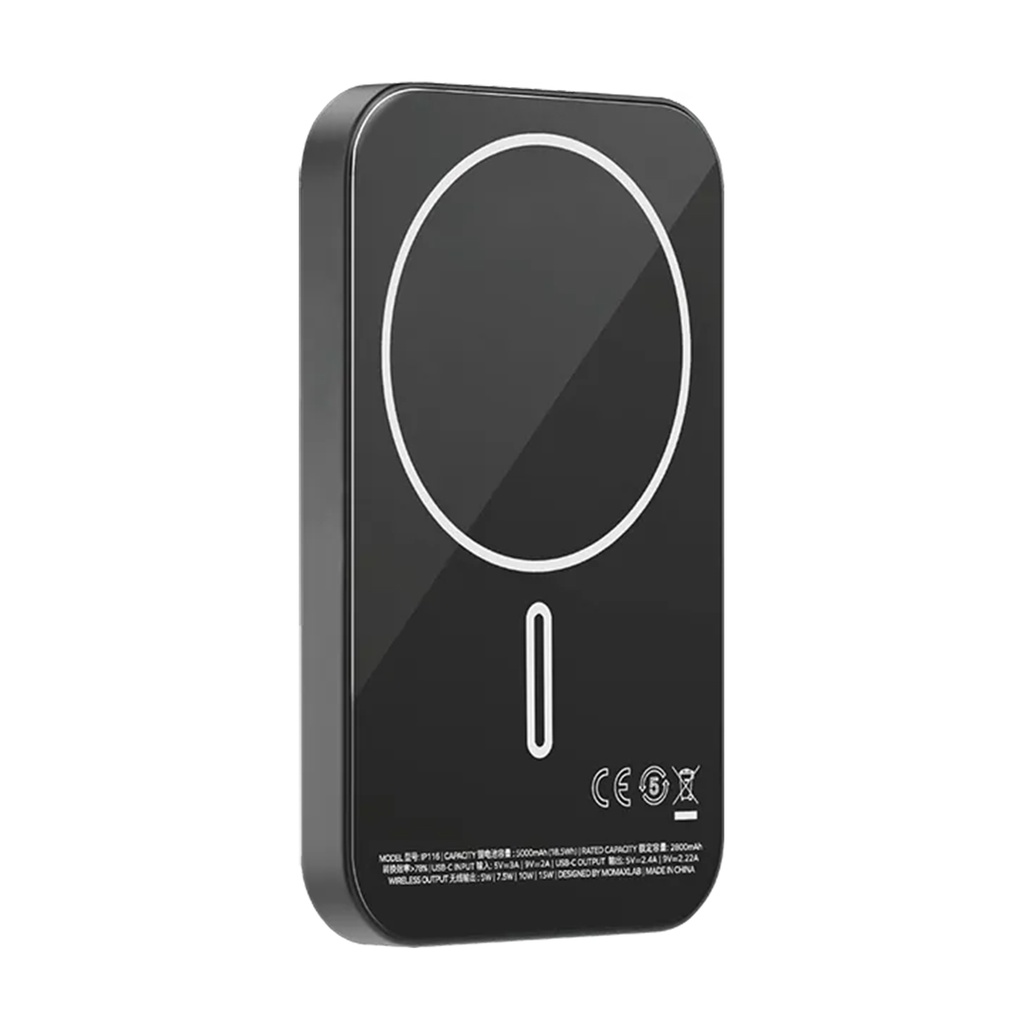 Momax Q.Mag X 5000mAh Wireless Battery Pack  (Black)