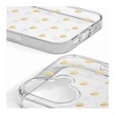 Ideal of Sweden Magsafe Clear Case for iPhone 16 (Golden Hearts)