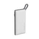 Powerology 6 in 1 Power Station 10000mAh with Built-In Cable (White)