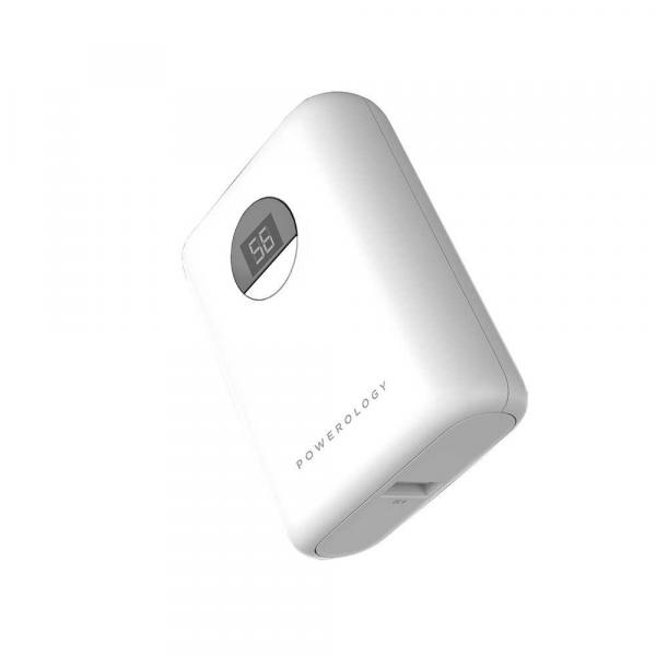 Powerology Quick Charge Power Bank 10000mAh PD 18W (White)