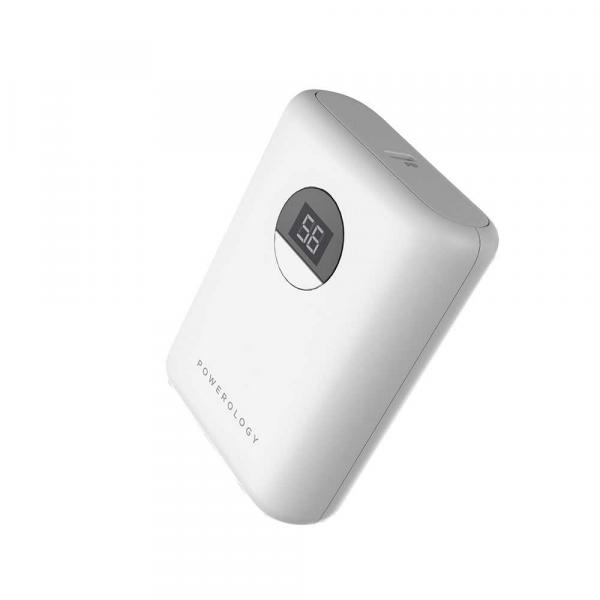 Powerology Quick Charge Power Bank 10000mAh PD 18W (White)