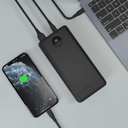 Powerology Quick Charge Power Bank 30000mAh PD 45W (Black)