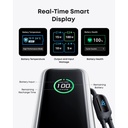 Anker Power Bank (25K, 165W, Built-In and Retractable Cables) (Black)