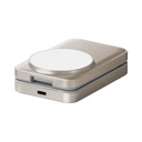 Momax 1-Charge Q.Port Qi2 3-in-1 Magnetic Wireless Charging Stand (Titanium)