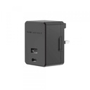 Powerology Ultra-Quick PD Charger Dual Ports 30W with Type-C to Lightning Cable 1.2m (Black)