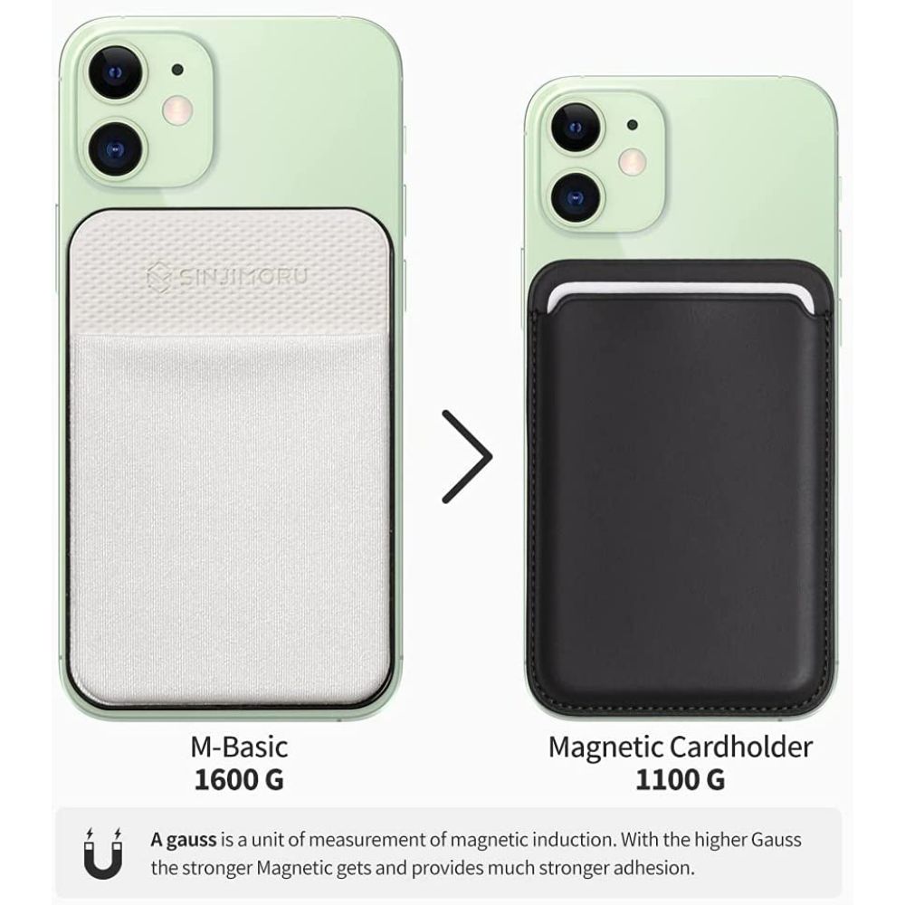 Sinjimoru M-Basic Magnetic Wallet (Black)