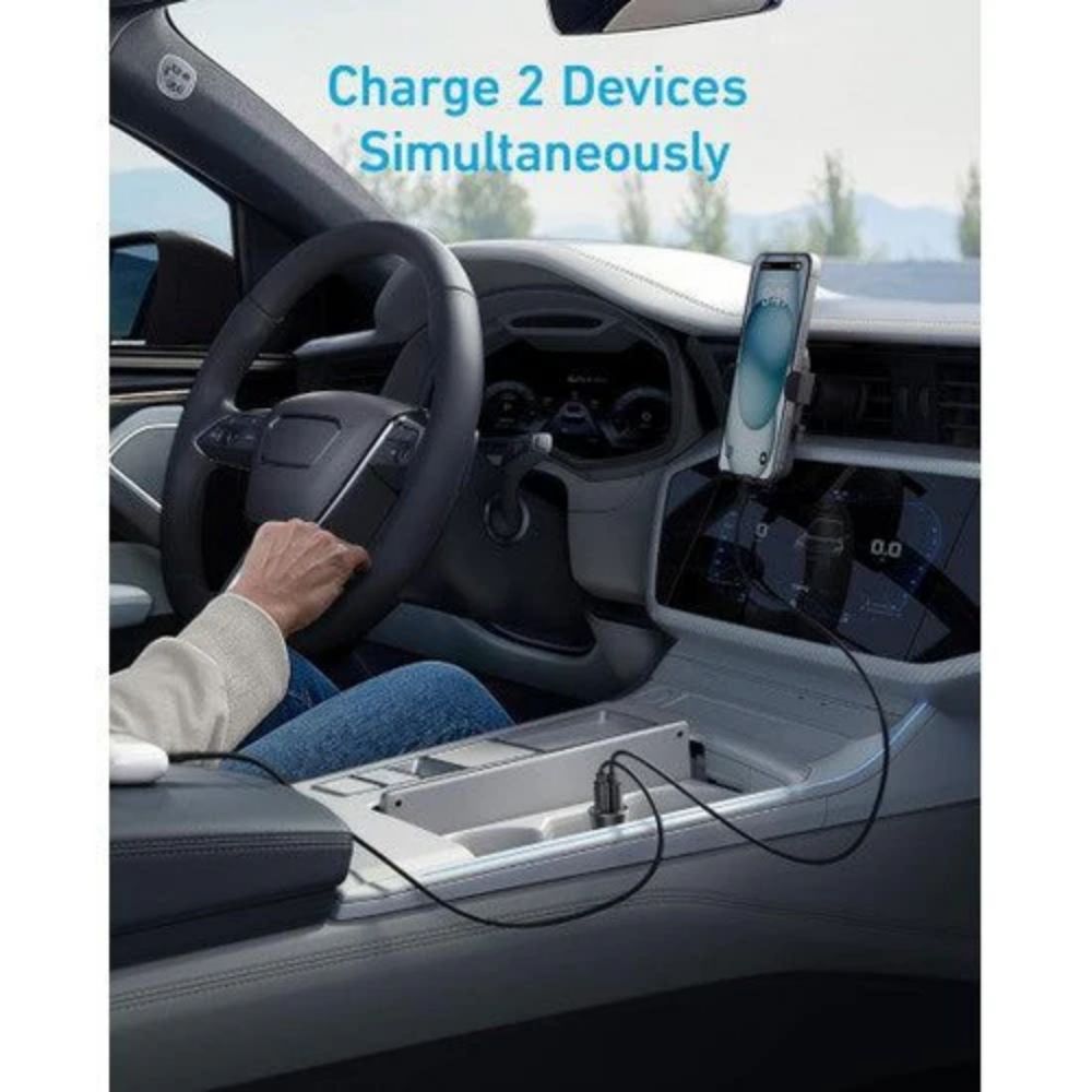 FOC-Anker 2 Ports Car Charger 30W