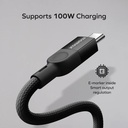 Momax Mag.link USB-C to C & Lightning Magnetic Cable 2m (Black)