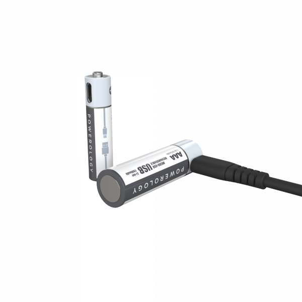 Powerology USB Rechargeable Battery-AA (4pc)