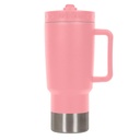 Fifty Fifty Insulated Mug 900ML (Rose Pink)
